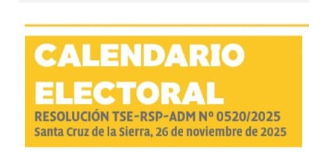 El TSE publica la convocatoria y el calendario electoral para las ...