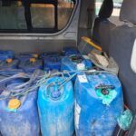 Operativo coordinado por la ANH permite retener más de 1.300 litros de gasolina transportada irregularmente en Zudáñez